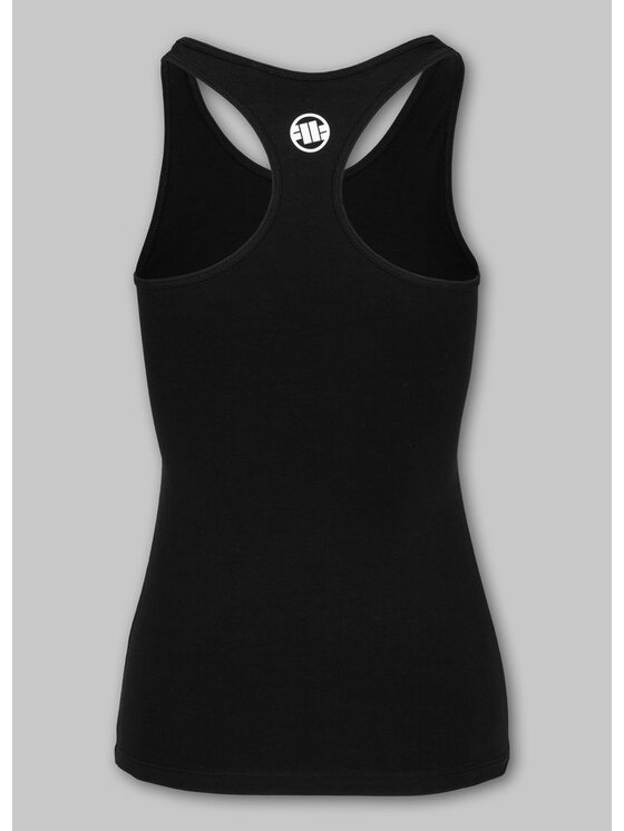 PITBULL PITBULL Tank top Tank Top damski Rib PITBULL R XL Czarny Regular Fit