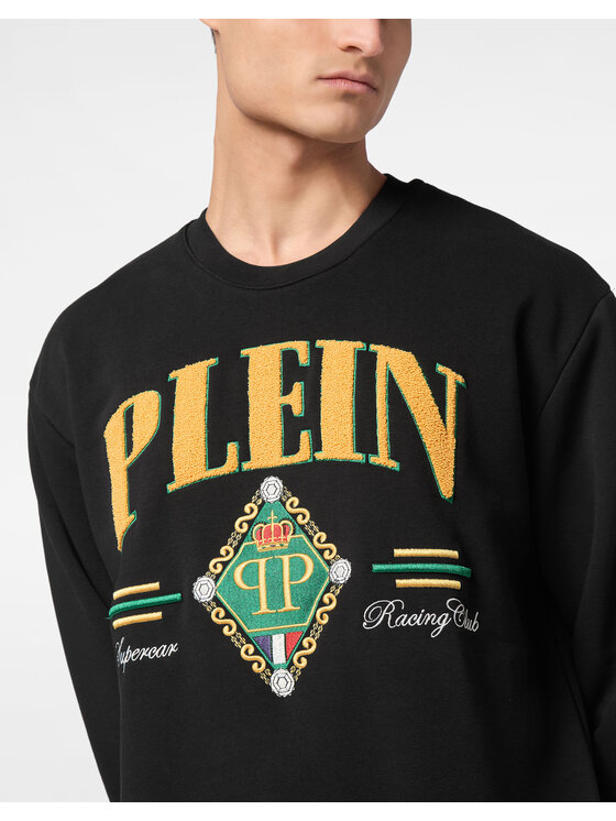 PHILIPP PLEIN PHILIPP PLEIN Bluza 24685 Czarny Regular Fit