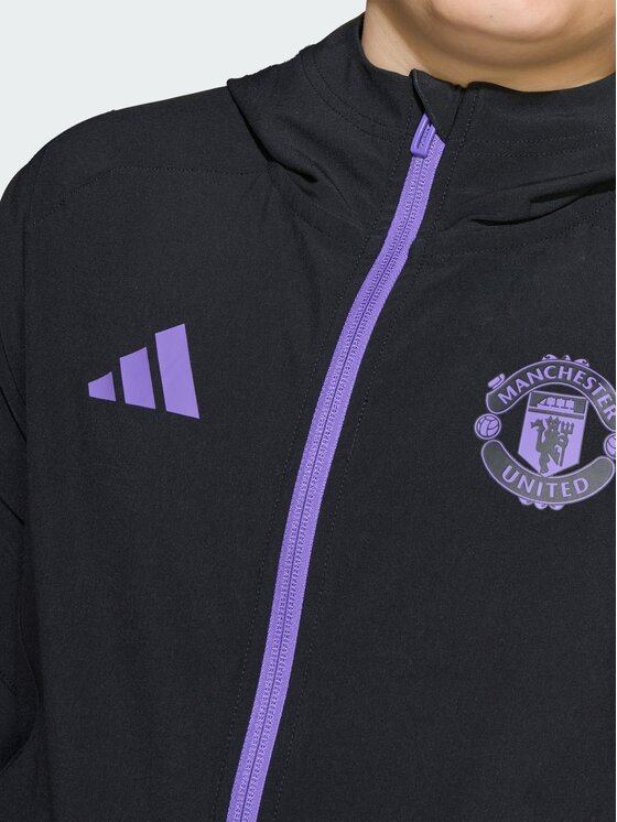 adidas adidas Kurtka wielofunkcyjna Manchester United Tiro 25 Competition Vis Tech Czarny Slim Fit