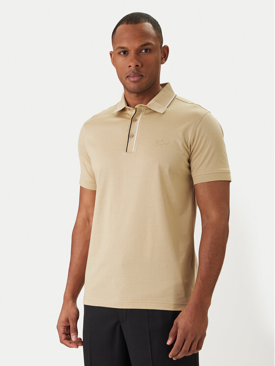 KARL LAGERFELD KARL LAGERFELD Polo majica 745002 562200 Bež Regular Fit