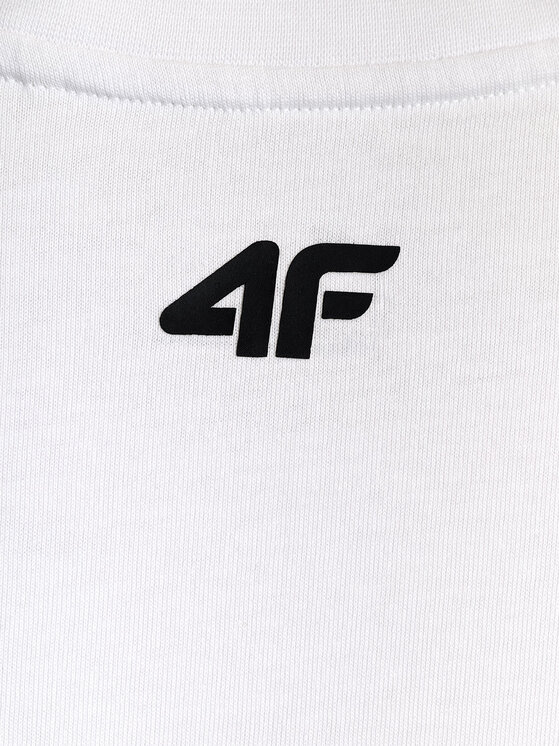 4F 4F T-Shirt OVERLAND Biały Regular Fit
