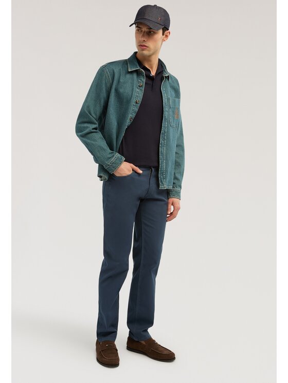 Trussardi Trussardi T-shirt M0638000068N034 Blu Regular Fit