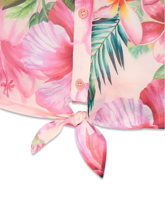 Guess Guess Hemd J6GH00 WA2T0 Rosa Regular Fit