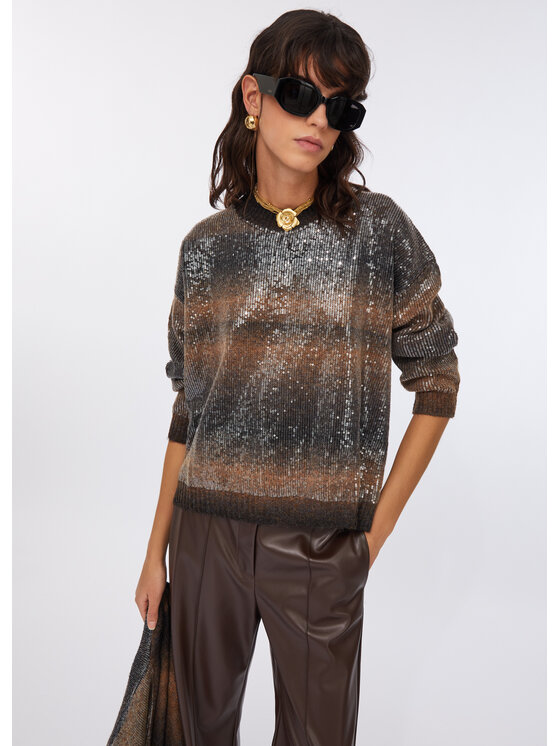 Liu Jo Liu Jo Maglione MF5380MA14RS9472 Marrone Regular Fit