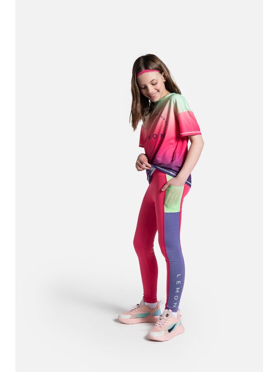 Lemon Explore Lemon Explore Legginsy WL5122101ACG-007 Różowy