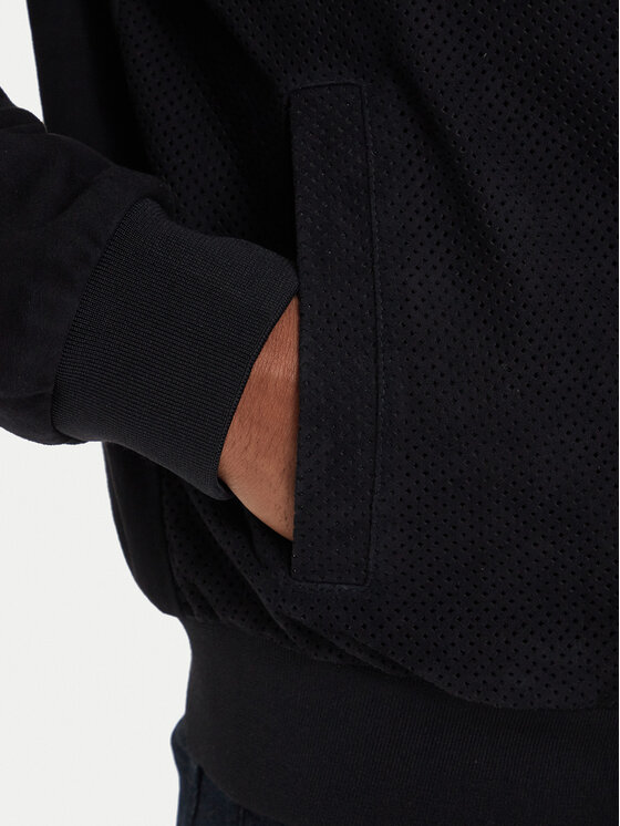 KARL LAGERFELD KARL LAGERFELD Kurtka skórzana 555011 562411 Granatowy Regular Fit