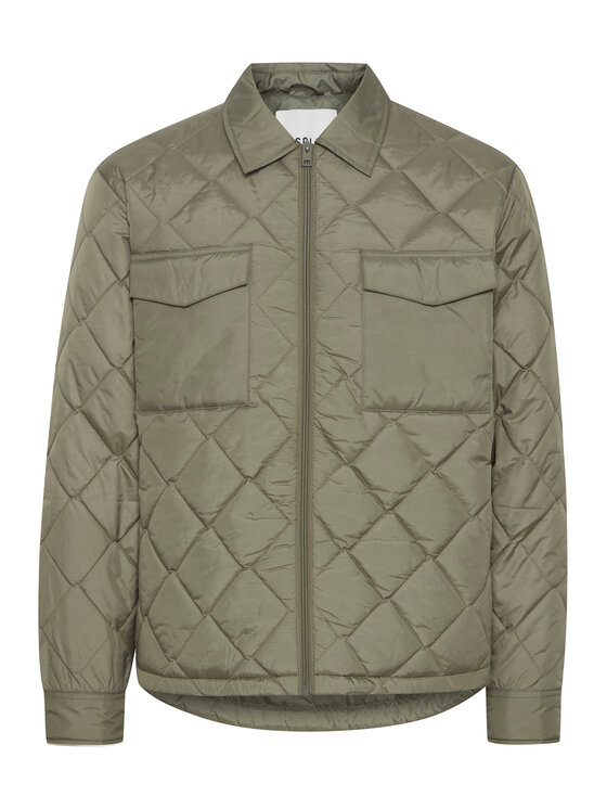 Solid Solid Übergangsjacke 21107559 Grün Regular Fit