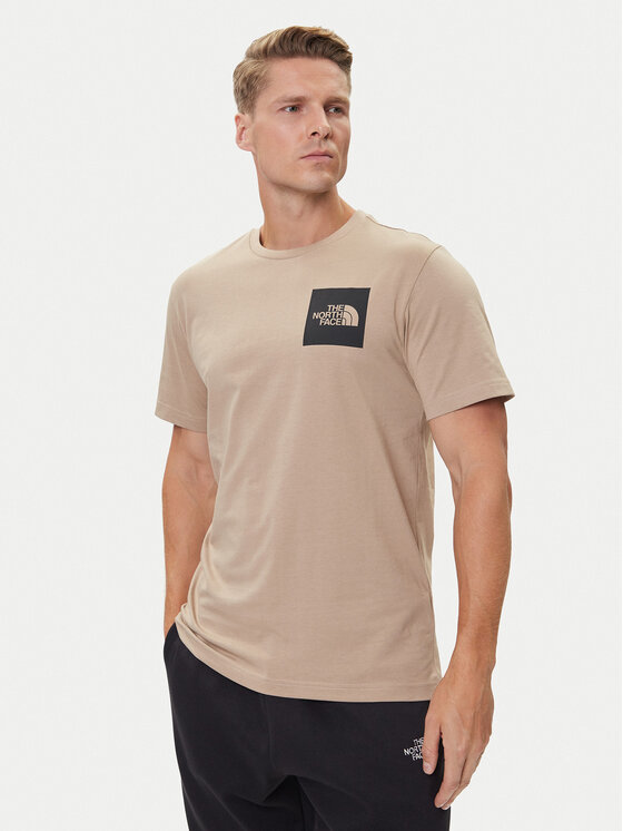 The North Face The North Face T-Shirt Fine NF0A8A6M Beige Regular Fit