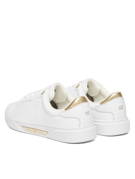 Tommy Hilfiger Tommy Hilfiger Sneakersy Essential Chic Court Sneaker FW0FW09019 Biały