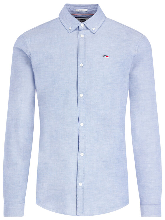 Tommy Jeans Tommy Jeans Πουκάμισο Tjm Oxford DM0DM06562 Μπλε Slim Fit