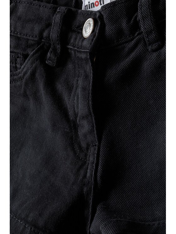 minoti minoti Szorty jeansowe 14jean 20 Czarny Regular Fit
