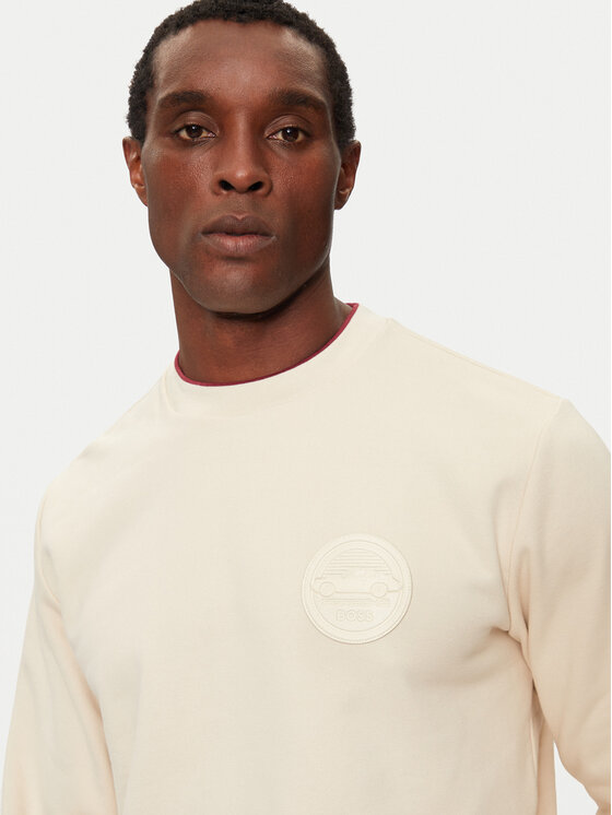 BOSS Boss Felpa C-Soleri 40 50518625 Écru Relaxed Fit