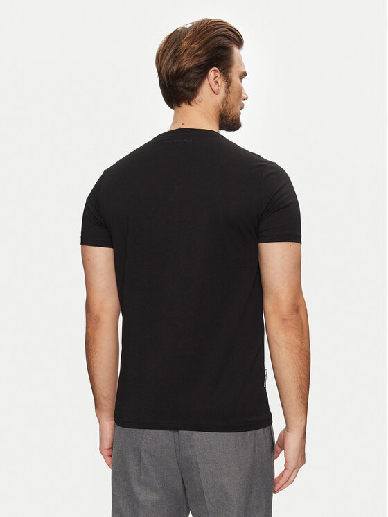 KARL LAGERFELD KARL LAGERFELD T-särk 755095 551251 Must Regular Fit