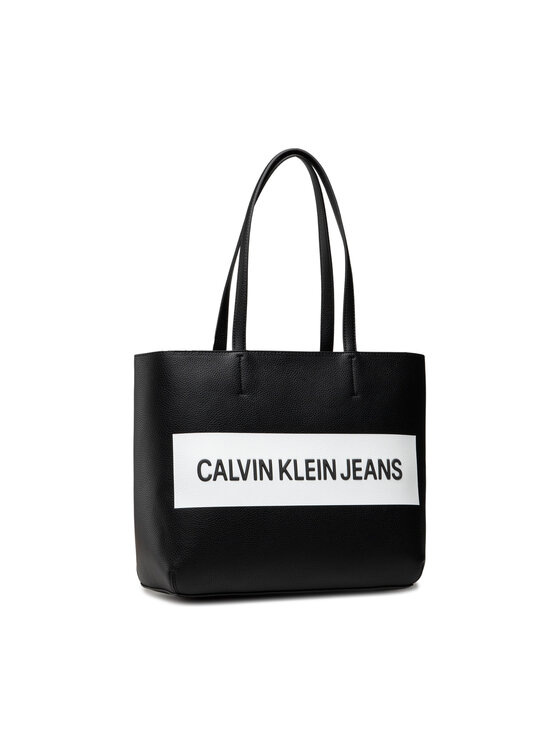 Calvin Klein Jeans Sac à main Shopper K60K608563 Noir • 