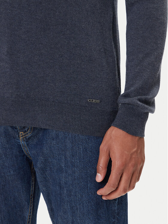 Guess Guess Krekls ar augstu apkakli M5BR09 Z0432 Tumši zils Regular Fit