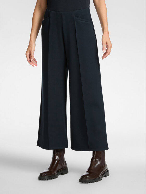 Elena Mirò Elena Mirò Pantaloni di tessuto P053Z000124N034 Blu Cropp Fit