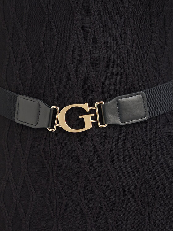 Guess Guess Φόρεμα υφασμάτινο W6BK62 Z1567 Μαύρο Regular Fit