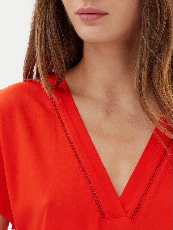 Vero Moda Vero Moda Majica Bella 10327551 Crvena Regular Fit