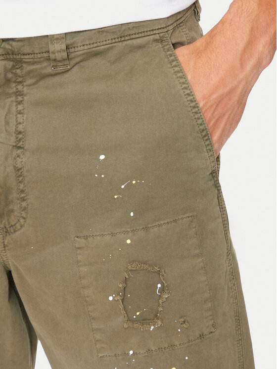 Pepe Jeans Pepe Jeans Farmer PM211787 Zöld Relaxed Fit