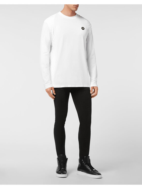 PHILIPP PLEIN PHILIPP PLEIN Tričko 1081 Biela Regular Fit