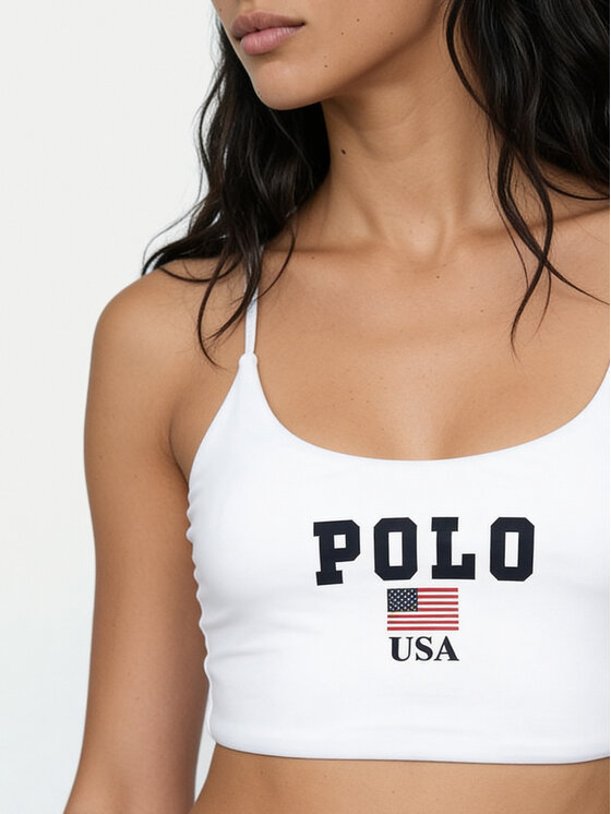 Polo Ralph Lauren Polo Ralph Lauren Bikini ülemine osa 21612454 Valge