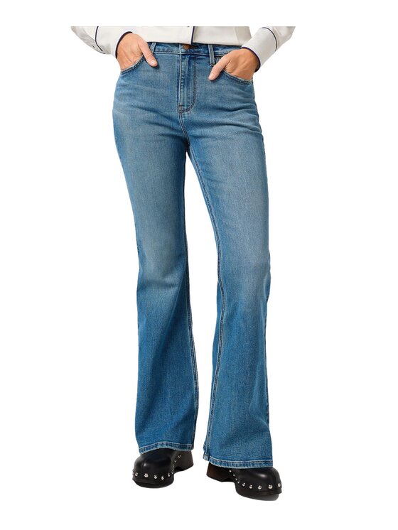 Wrangler Wrangler Jeansy 112364512 Niebieski Flare Fit