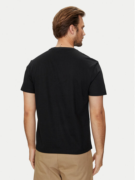 Guess Jeans Guess Jeans T-shirt M4YI42 K8FQ4 Crna Regular Fit