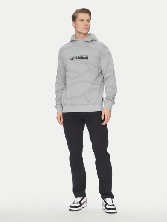 Napapijri Napapijri Bluza Cellini NP0A4ILR Szary Relaxed Fit