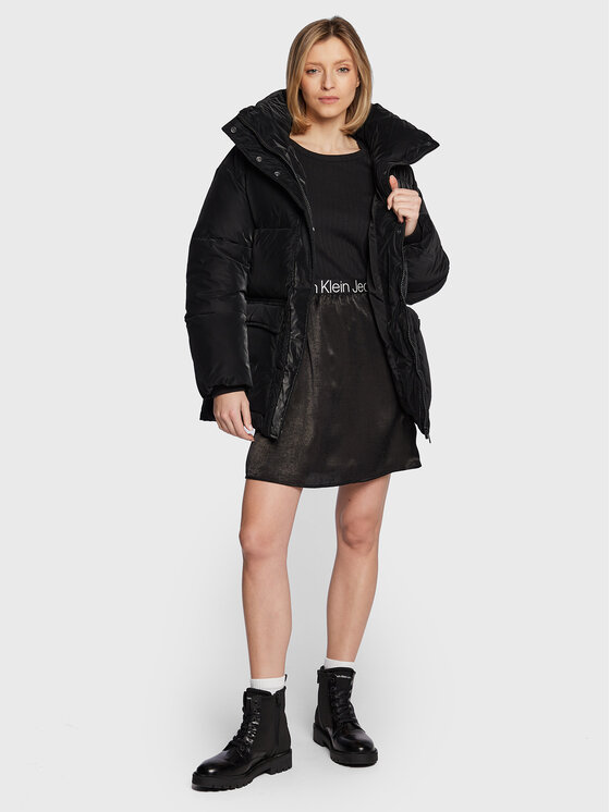 Calvin Klein Jeans Calvin Klein Jeans Winterjacke J20J219845 Schwarz Oversize