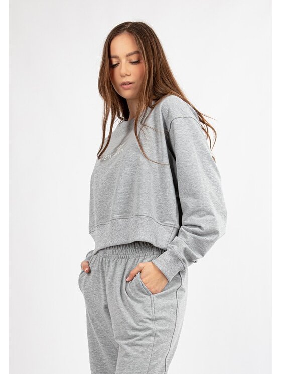 DKaren Sport DKaren Sport Bluza DK-K-B26 Szary Classic Fit