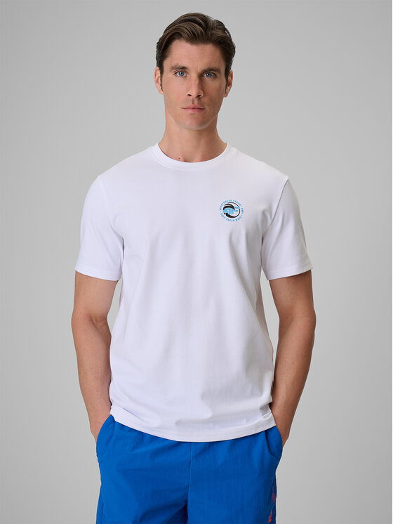 4F 4F T-Shirt SUMMER CODE Biały Regular Fit