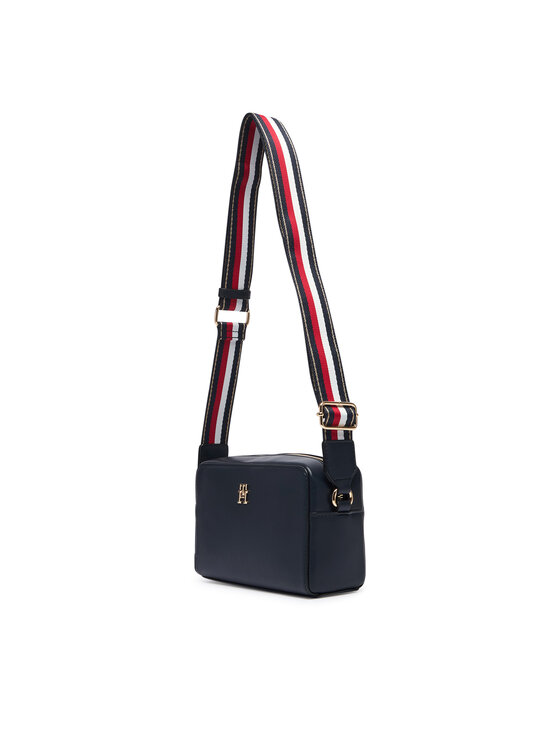 Tommy Hilfiger Tommy Hilfiger Geantă Th Joy Camera Bag Corp AW0AW19315 Bleumarin