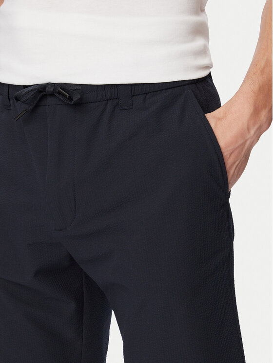 BOSS BOSS Bavlnené šortky 50562365 Tmavomodrá Regular Fit