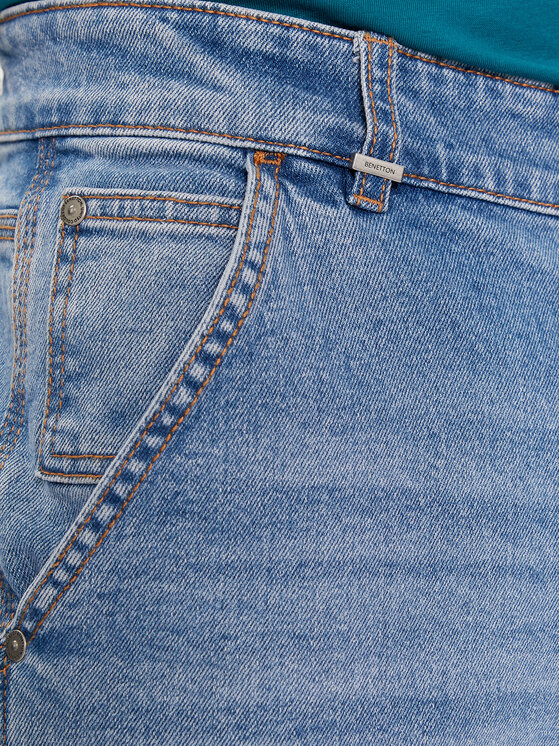 United Colors Of Benetton United Colors Of Benetton Farmer 41TBUE019 Kék Straight Fit