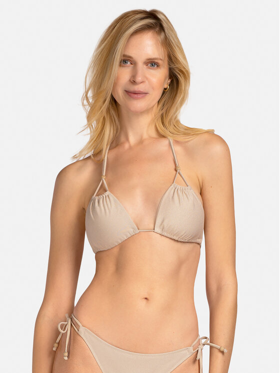 Miss Lou Miss Lou Bikini pezzo sopra G-LG2-E Écru