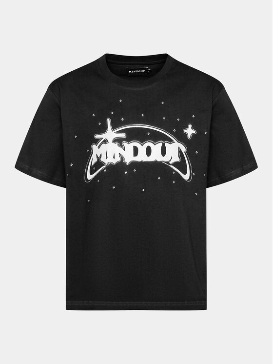 mindout t-shirt system noir boxy fit