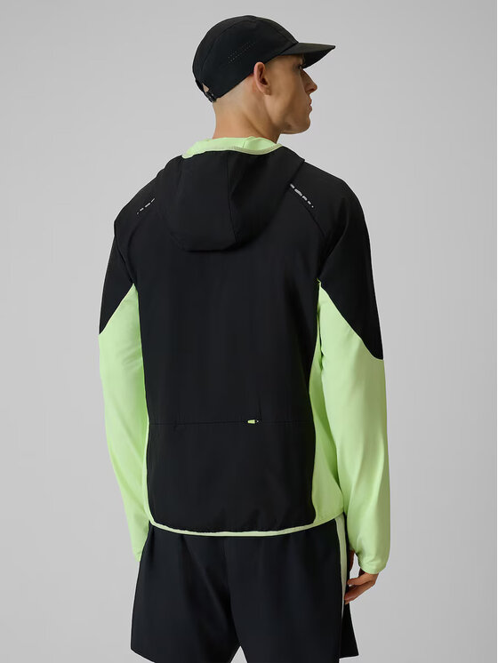 4F 4F Bluza RUNNING Żółty jasny Regular Fit