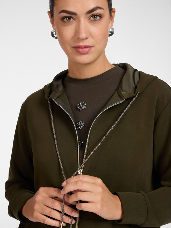 Elena Mirò Elena Mirò Sweter G808Z000679N035 Zielony Regular Fit