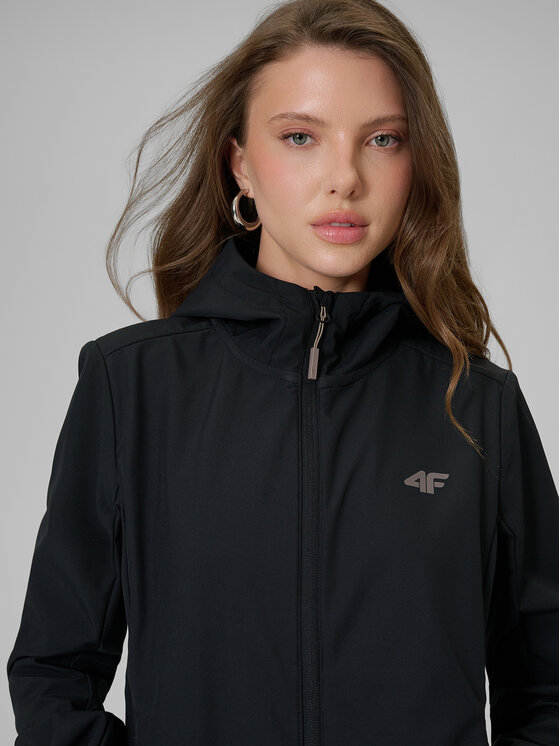 4F 4F Kurtka przejściowa EVERYDAY ACTIVE Czarny Slim Fit