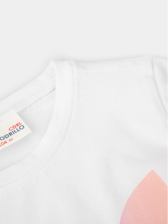 Coccodrillo Coccodrillo T-krekls WC4143204VGA Balts Regular Fit