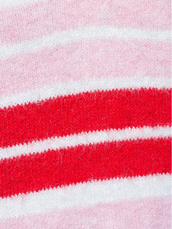 Ombre Ombre Svetr OW-SW-E0031 Růžová Relaxed Fit