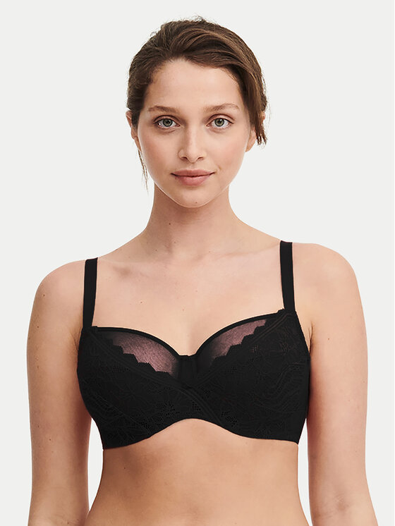 Chantelle Chantelle Sutien cu armătură Floral Touch C94210 Negru