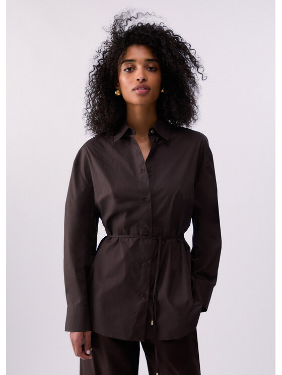 Liu Jo Liu Jo Camicia WA6324T485391109 Marrone Regular Fit