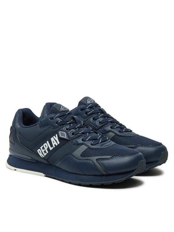 REPLAY REPLAY Снікерcи Adrien Game 4 Lace-Up GMS1D.000.C0055T Cиній