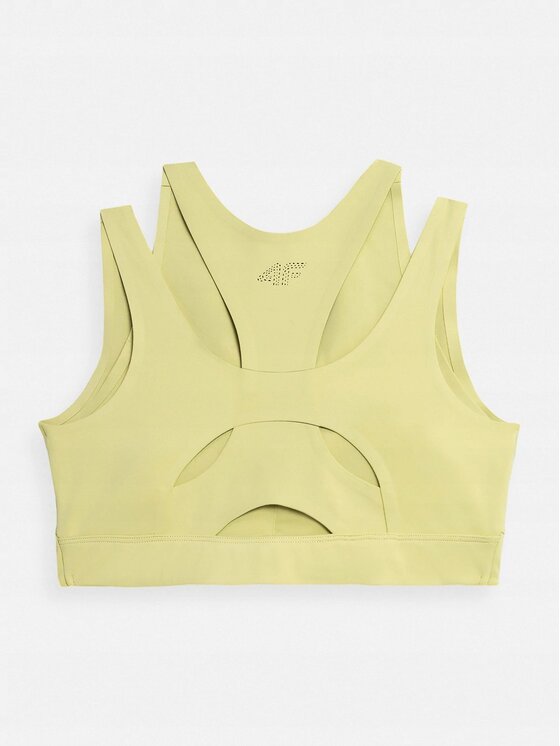 4F 4F Reggiseno sportivo 4FAW22USBAF055-42S Giallo
