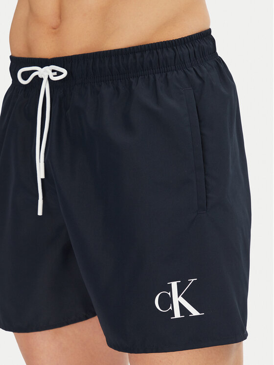Calvin Klein Swimwear Calvin Klein Swimwear Pantaloncini da bagno KM0KM01101 Blu scuro Regular Fit