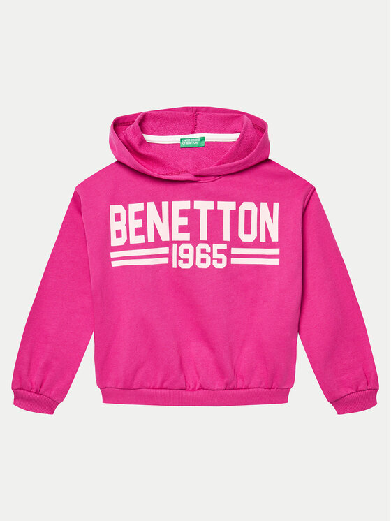United Colors Of Benetton Bluza 3J68C203Q Różowy Regular Fit