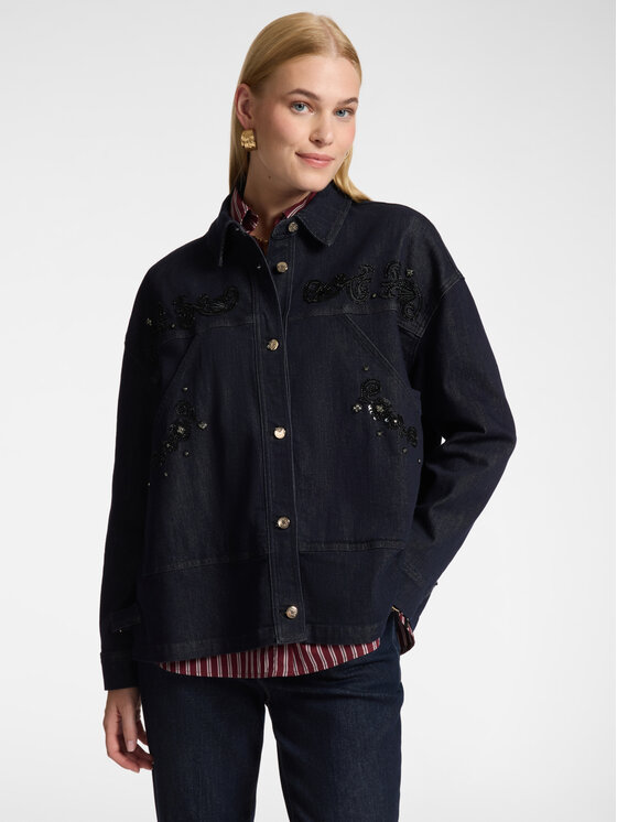 Elena Mirò Elena Mirò Giacca da abito R403Z000045N034 Blu Boxy Fit