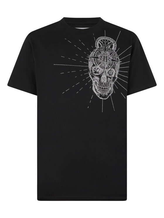 PHILIPP PLEIN PHILIPP PLEIN T-Shirt 29870 Czarny Regular Fit