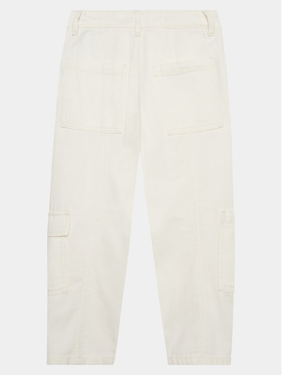 United Colors Of Benetton United Colors Of Benetton Pantaloni din material 42C2CF02X Écru Regular Fit